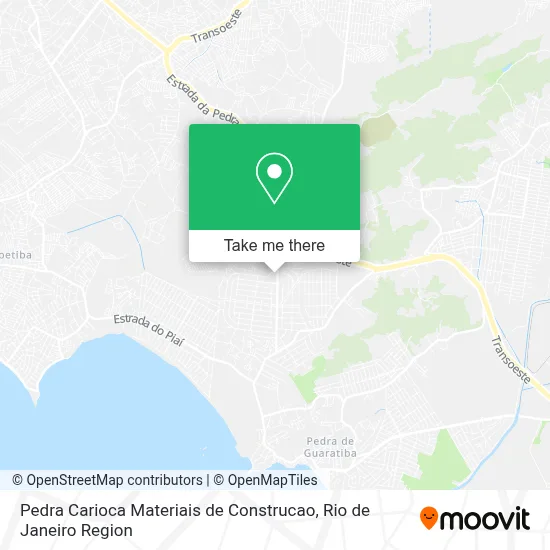 Pedra Carioca Materiais de Construcao map