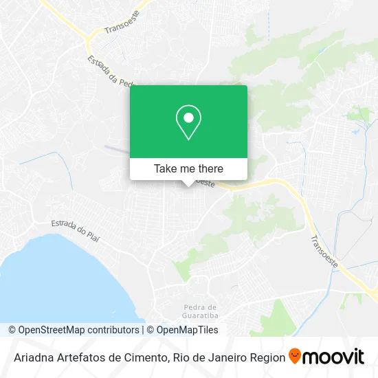 Ariadna Artefatos de Cimento map