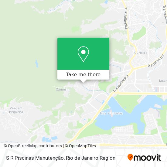 S R Piscinas Manutenção map
