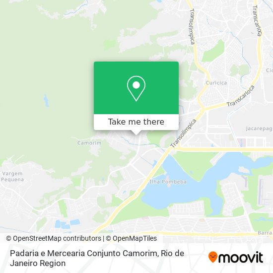 Padaria e Mercearia Conjunto Camorim map