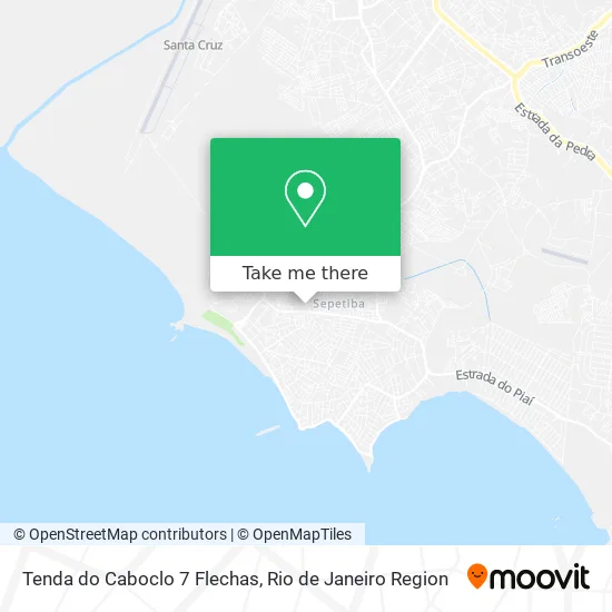 Tenda do Caboclo 7 Flechas map