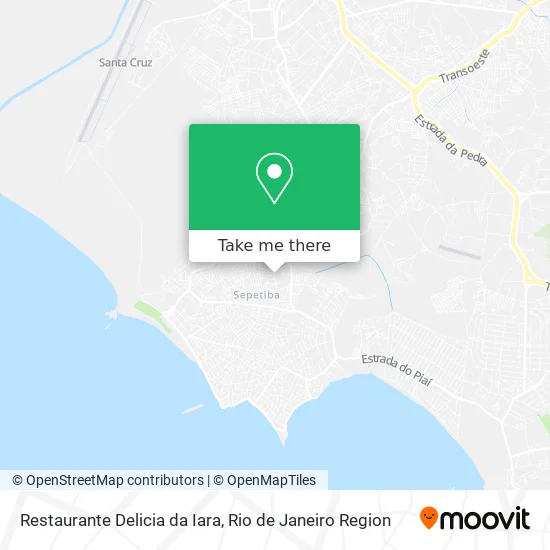 Restaurante Delicia da Iara map