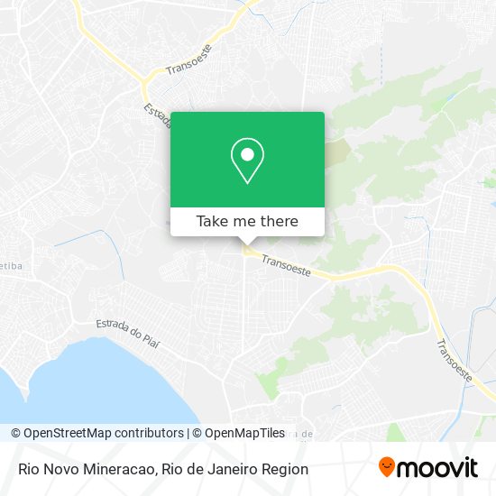 Rio Novo Mineracao map