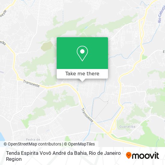 Tenda Espirita Vovô André da Bahia map