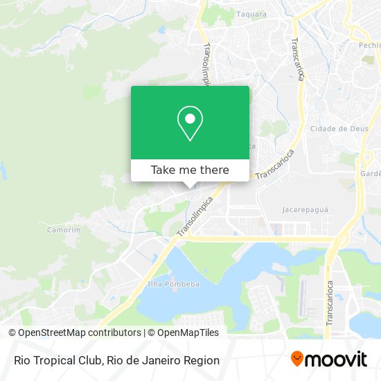 Rio Tropical Club map