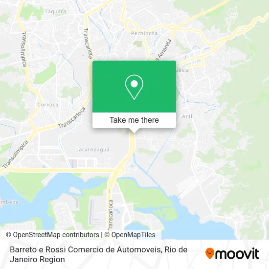 Barreto e Rossi Comercio de Automoveis map