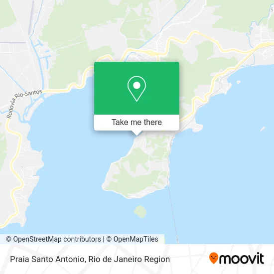 Praia Santo Antonio map