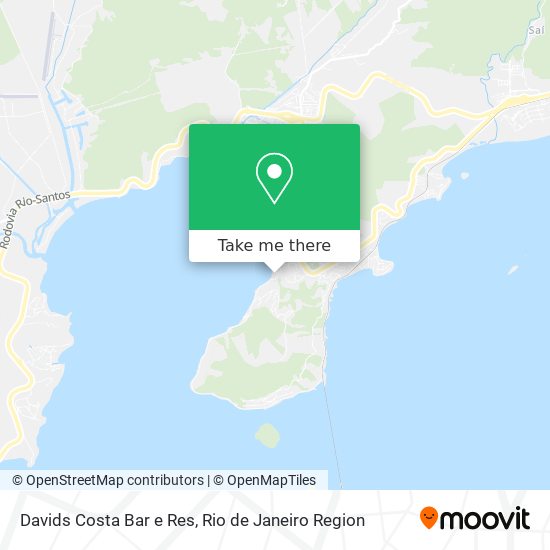 Mapa Davids Costa Bar e Res