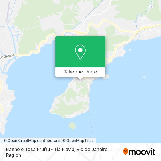 Mapa Banho e Tosa Frufru - Tia Flávia