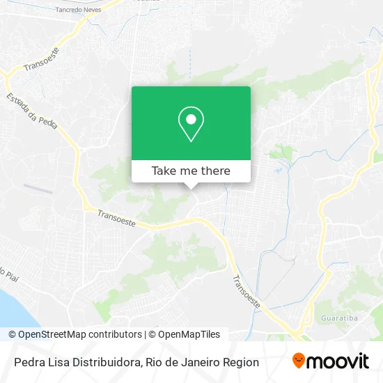 Pedra Lisa Distribuidora map