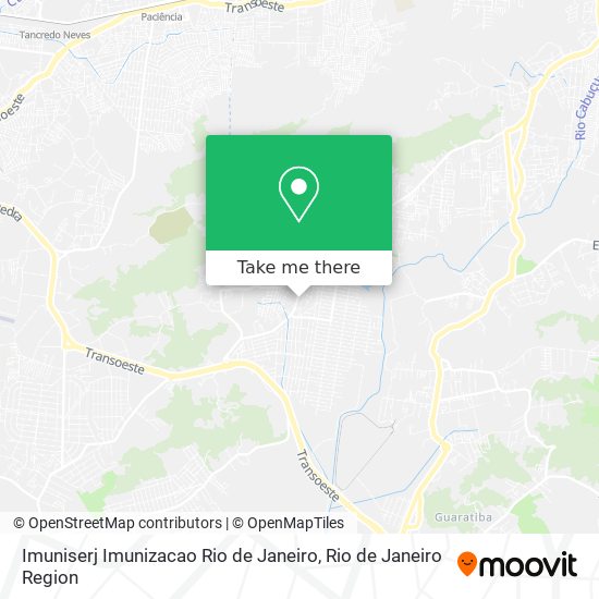 Mapa Imuniserj Imunizacao Rio de Janeiro