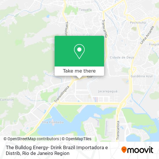 The Bulldog Energy- Drink Brazil Importadora e Distrib map