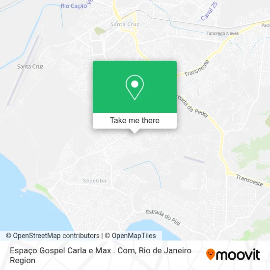Espaço Gospel Carla e Max . Com map
