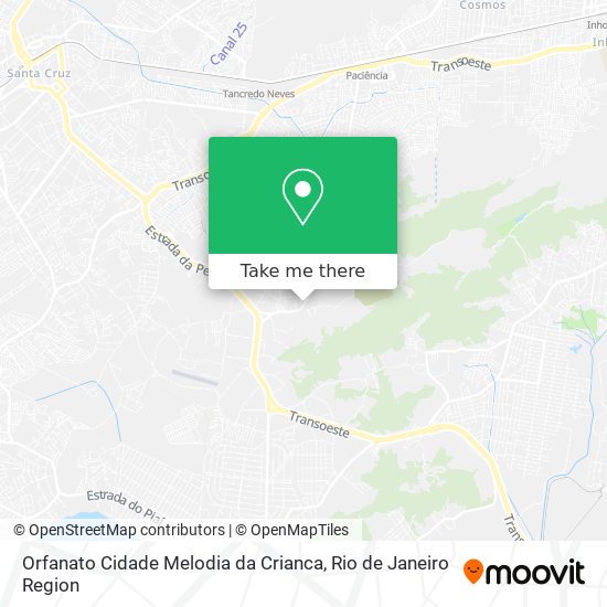 Orfanato Cidade Melodia da Crianca map