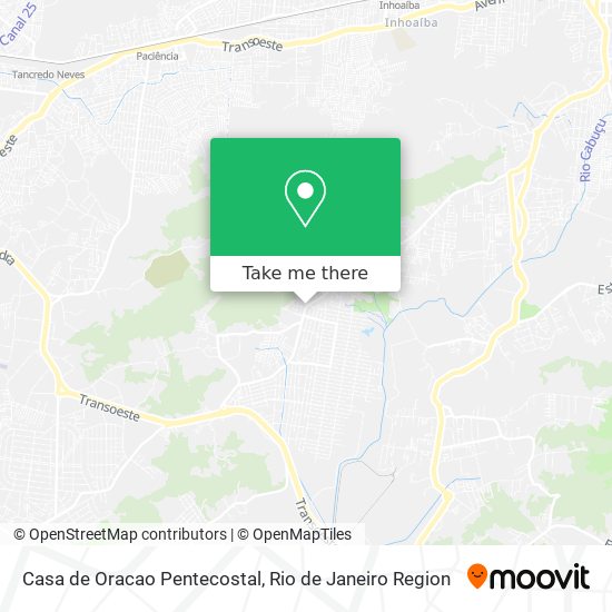 Casa de Oracao Pentecostal map