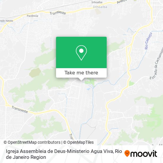 Mapa Igreja Assembleia de Deus-Ministerio Agua Viva