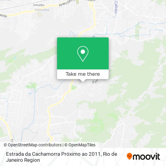 Estrada da Cachamorra Próximo ao 2011 map
