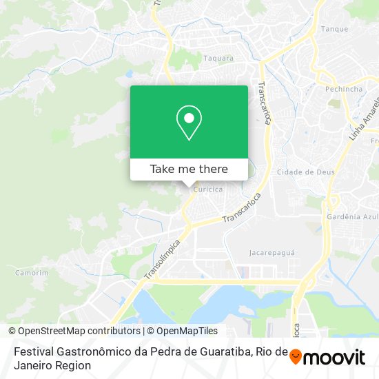 Festival Gastronômico da Pedra de Guaratiba map