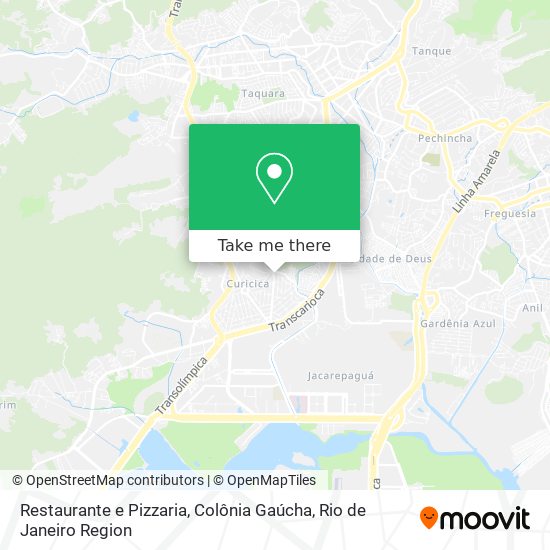 Restaurante e Pizzaria, Colônia Gaúcha map