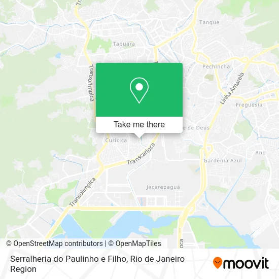 Serralheria do Paulinho e Filho map