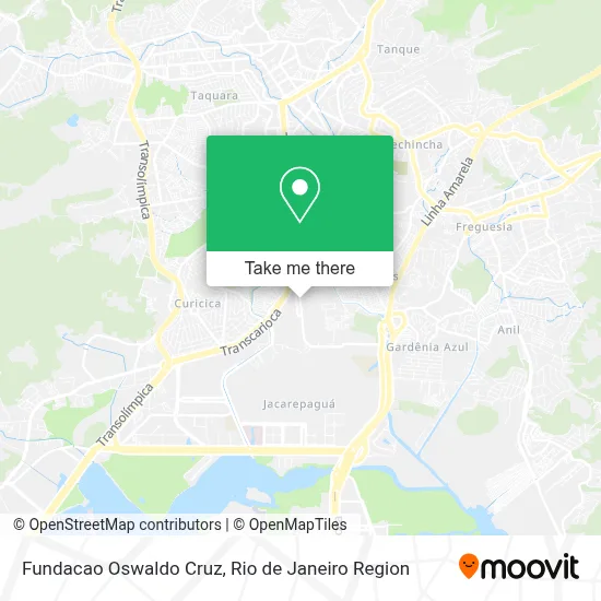 Fundacao Oswaldo Cruz map