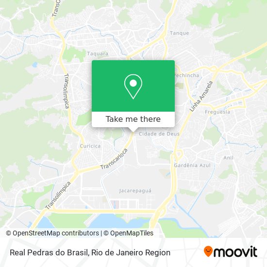 Real Pedras do Brasil map