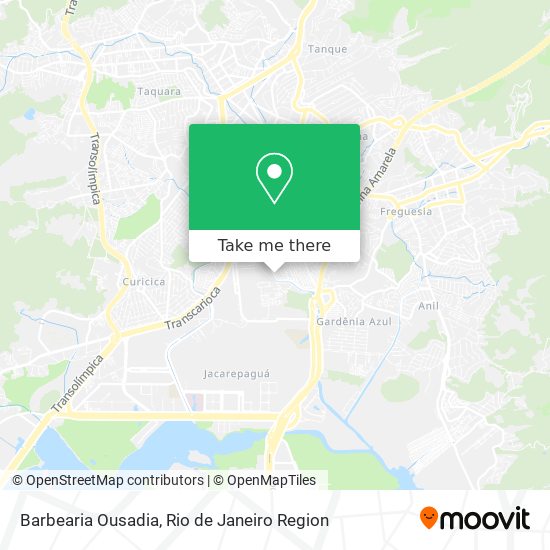 Barbearia Ousadia map