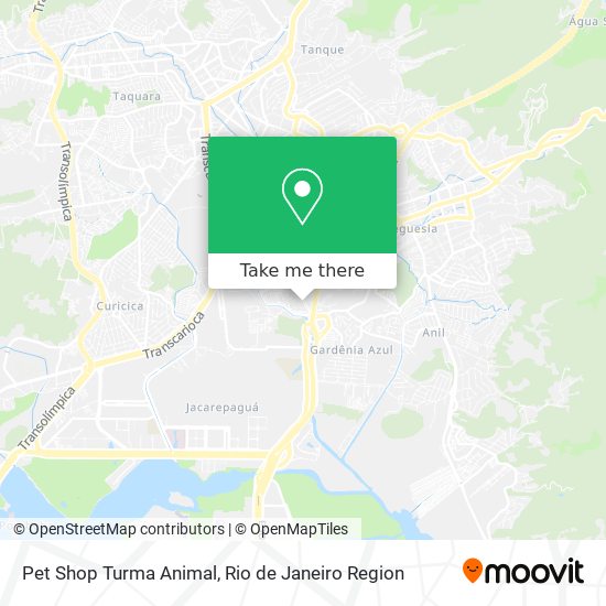 Pet Shop Turma Animal map