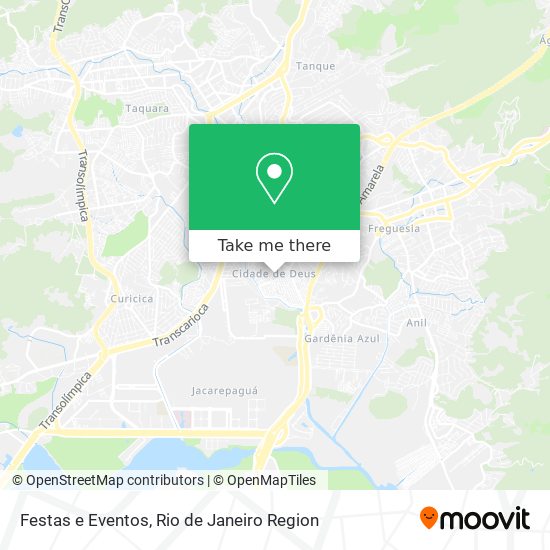 Festas e Eventos map