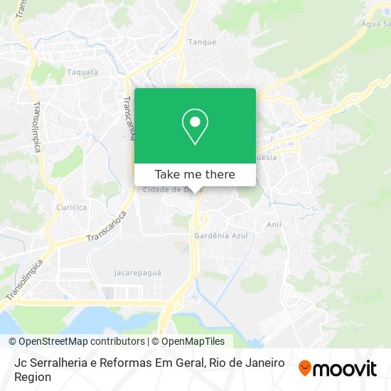 Jc Serralheria e Reformas Em Geral map