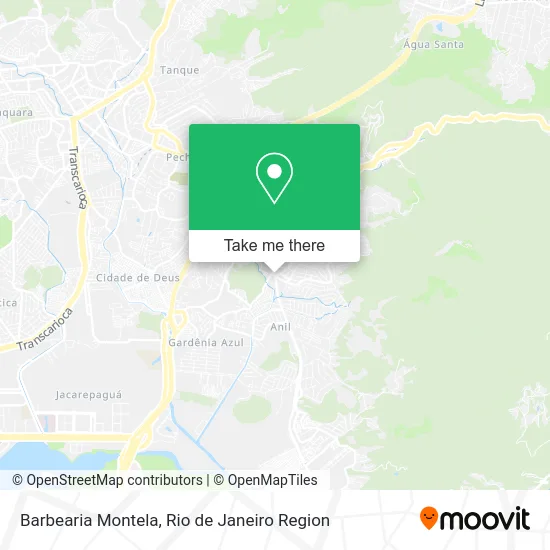Barbearia Montela map