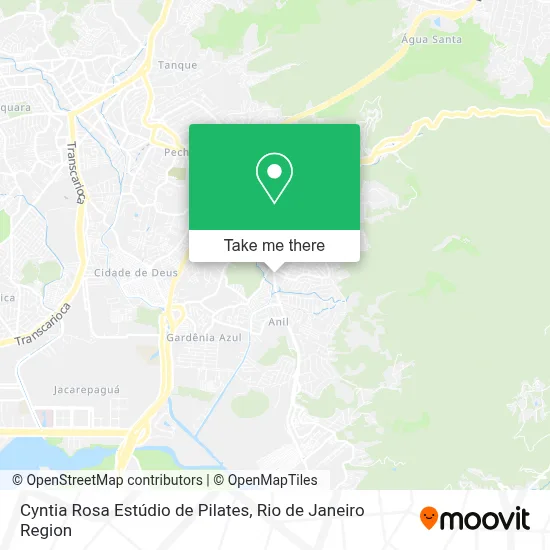 Cyntia Rosa Estúdio de Pilates map