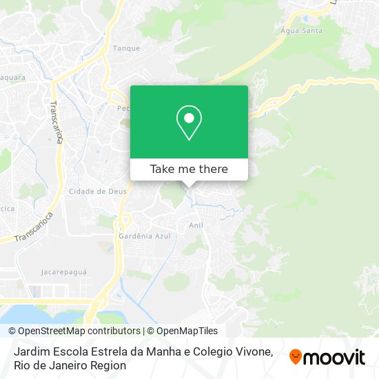 Jardim Escola Estrela da Manha e Colegio Vivone map