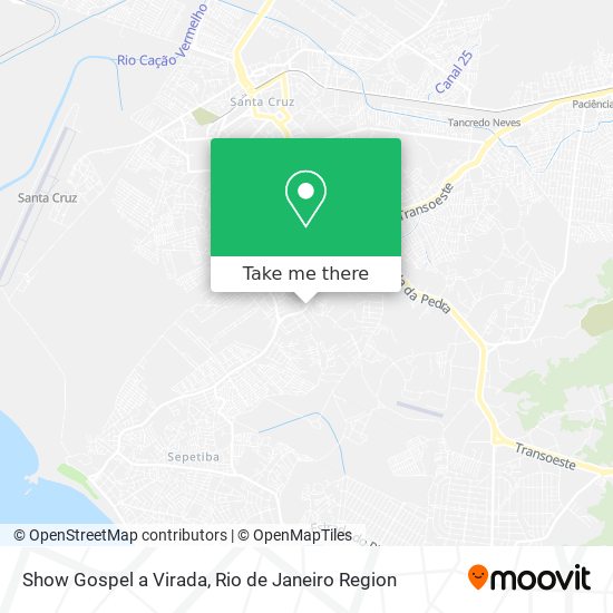 Show Gospel a Virada map