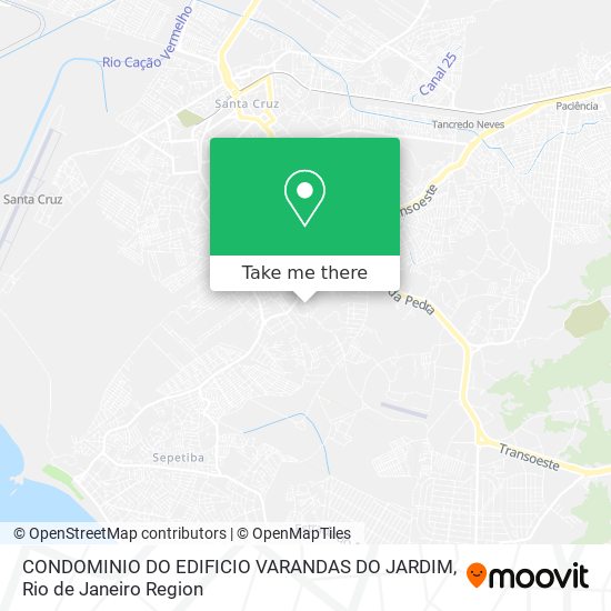 CONDOMINIO DO EDIFICIO VARANDAS DO JARDIM map