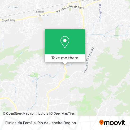 Clínica da Família map