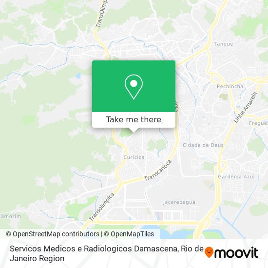 Mapa Servicos Medicos e Radiologicos Damascena