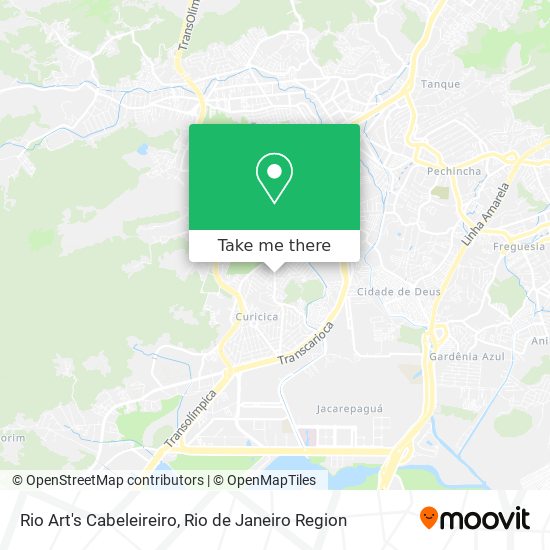 Rio Art's Cabeleireiro map