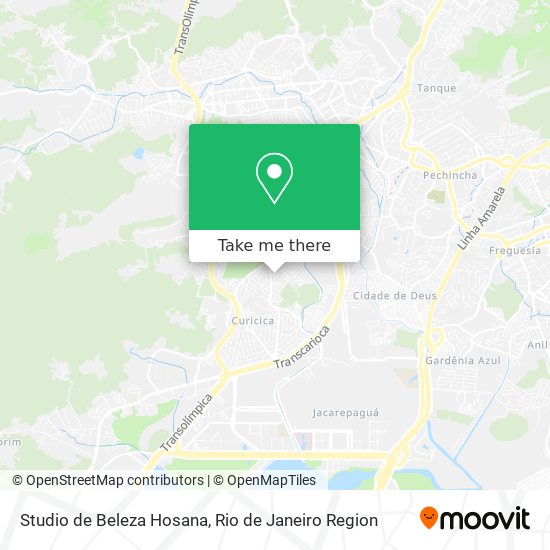 Studio de Beleza Hosana map