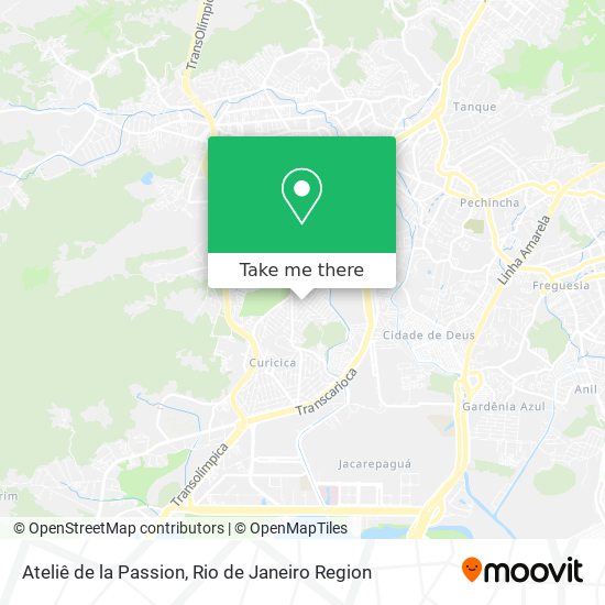 Ateliê de la Passion map