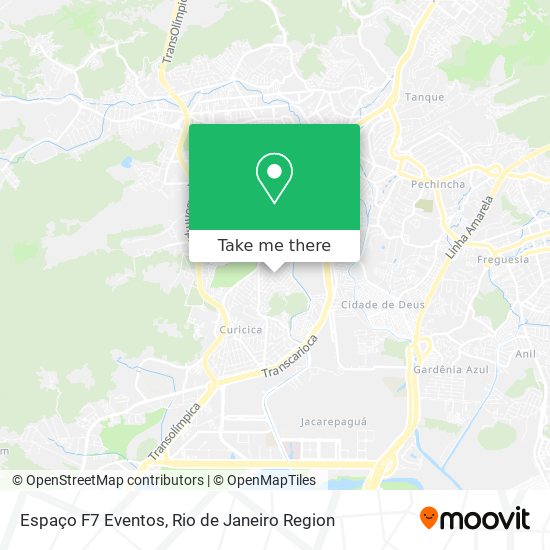 Espaço F7 Eventos map
