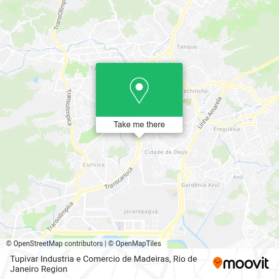 Tupivar Industria e Comercio de Madeiras map