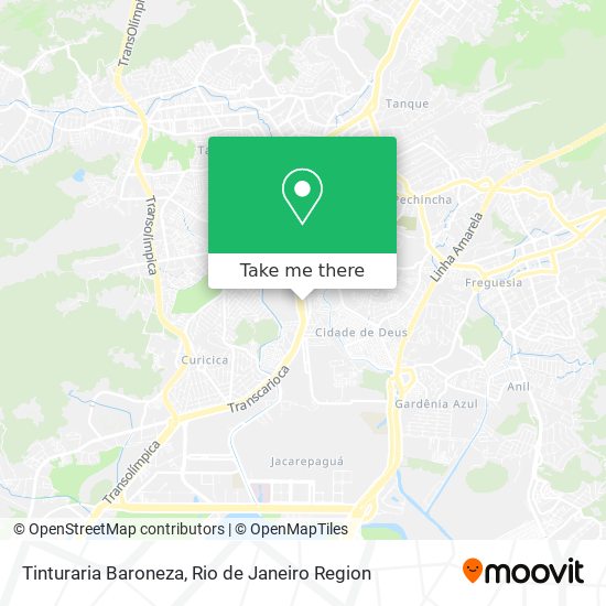 Tinturaria Baroneza map