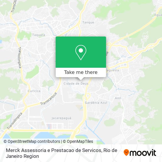 Merck Assessoria e Prestacao de Servicos map