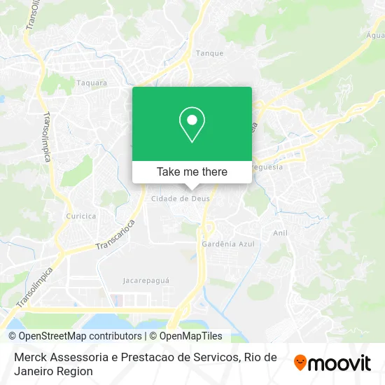 Merck Assessoria e Prestacao de Servicos map