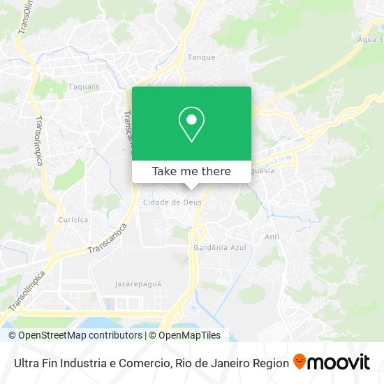 Ultra Fin Industria e Comercio map