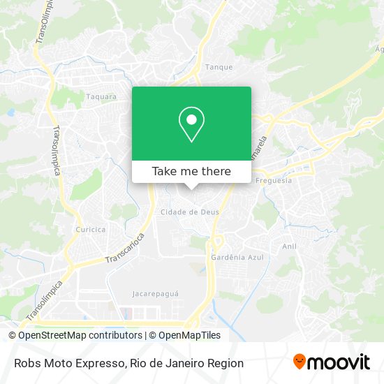 Robs Moto Expresso map