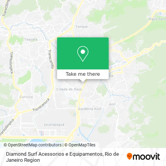 Diamond Surf Acessorios e Equipamentos map