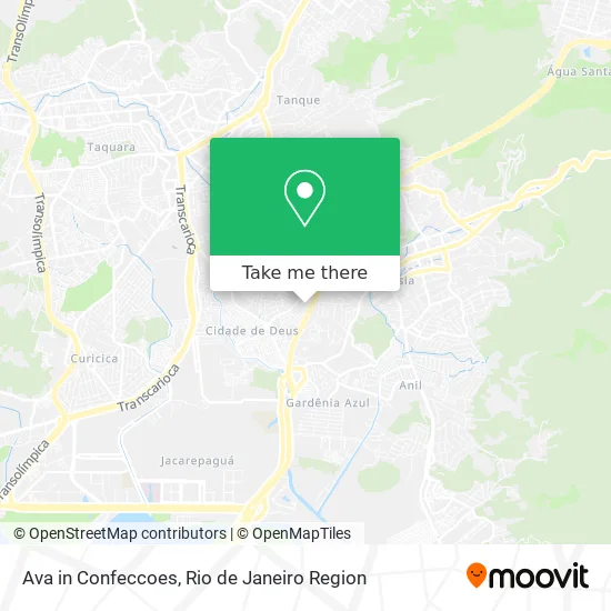 Ava in Confeccoes map