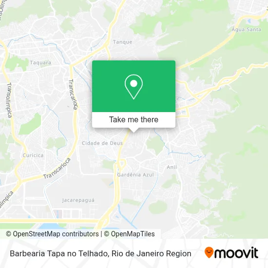 Barbearia Tapa no Telhado map